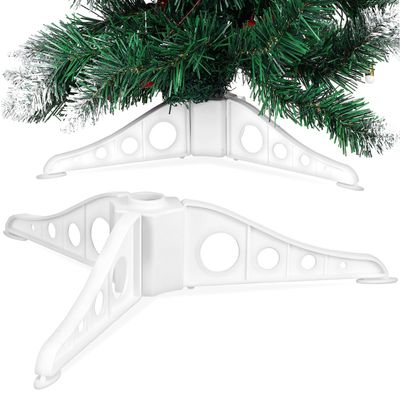 BESPORTBLE Christmas Tree Stand: Artificial Christmas Tree Base Stand, Artificial Tree Stand, Christmas Tree Holder, Christmas Tree Legs Triangle Box Rack Plastic