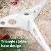 BESPORTBLE Christmas Tree Stand: Artificial Christmas Tree Base Stand, Artificial Tree Stand, Christmas Tree Holder, Christmas Tree Legs Triangle Box Rack Plastic view 4