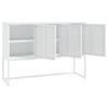 DYRJDJWIDHW Sideboard Kitchen Buffet Storage Cabinet,tv Console Cabinet,Suitable for bedrooms, Dining Rooms, Kitchens, hallways, Wine Coolers, foyers, Living Rooms,White 41.3"x13.8"x29.5" Steel view 3