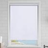 AOSKY Cordless Roller Shades Blackout Blinds for Windows Room Darkening Rolled Up Shades with Spring System, UV Protection Window Shades Door Blinds for Home and Office (65" W x 72" H, White) view 2