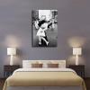 1945 Photo Black and White Times Square Victory Day Sailor Kissing Woman Posters and Wall Art Picture Decor Canvas Prints Framed and Unframed (Framed,1218inch) view 2