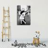 1945 Photo Black and White Times Square Victory Day Sailor Kissing Woman Posters and Wall Art Picture Decor Canvas Prints Framed and Unframed (Framed,1218inch) view 3
