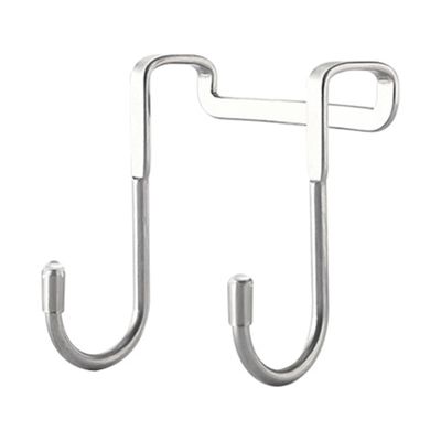 Generic Stainless Steel Double S-Shaped Hook Holder Hanger Heavy Duty Rust Resistant Over-Door Hooks