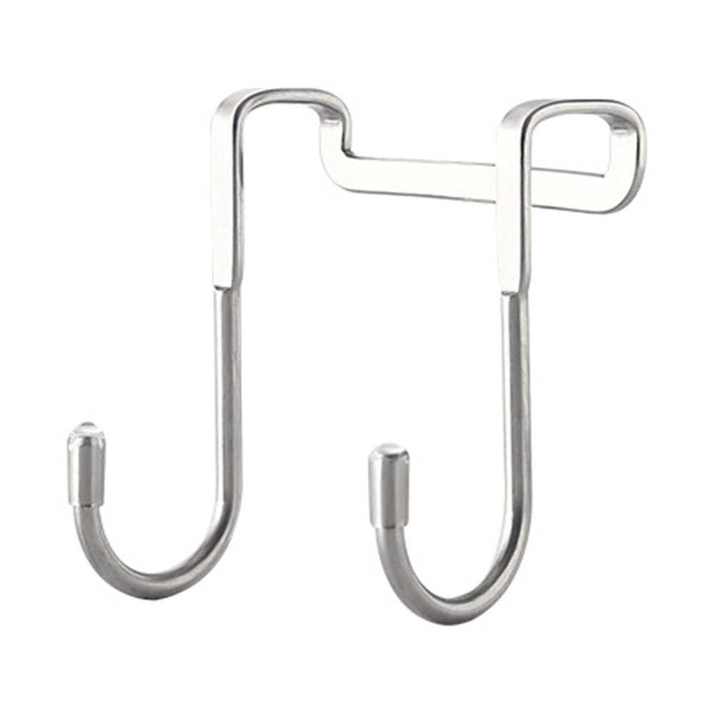 Generic Stainless Steel Double S-Shaped Hook Holder Hanger Heavy Duty Rust Resistant Over-Door Hooks