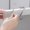 Generic Stainless Steel Double S-Shaped Hook Holder Hanger Heavy Duty Rust Resistant Over-Door Hooks view 4
