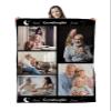 Custom Blanket with Picture, Best Granddaughter Ever Personalized Photo Blanket for Daughter From Mom Grandma, Customized Throw Blankets Personalized Gifts for Birthday Daughter Sister Christmas view 1