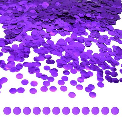 CEEYSEE 50g/1.76 oz Sparkle Round Confetti Circle Dots 15mm Metallic Foil Glitter Table Confetti Throwing Confetti Table Scatter Confetti for Weddin,Birthday,Party,Celebrations