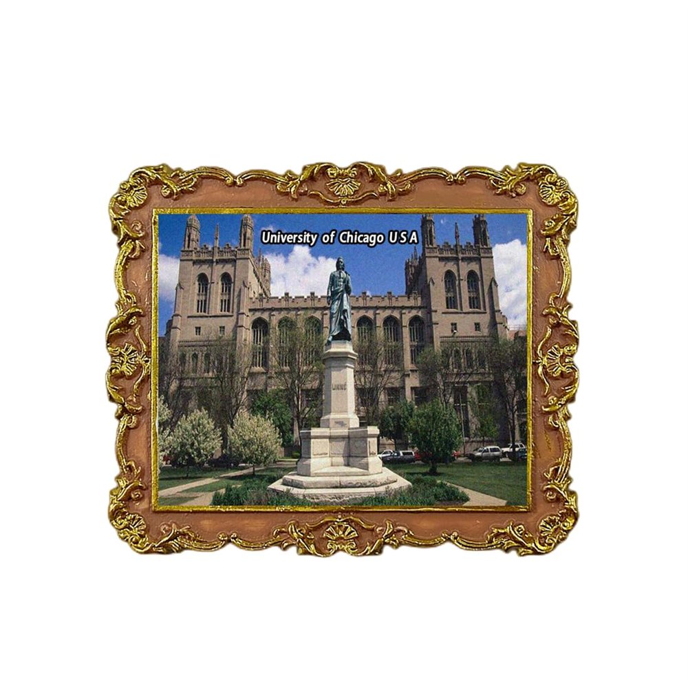 Chicago Illinois USA Refrigerator Magnet 3D Travel Souvenir Fridge Decoration Magnetic Sticker Craft Collection