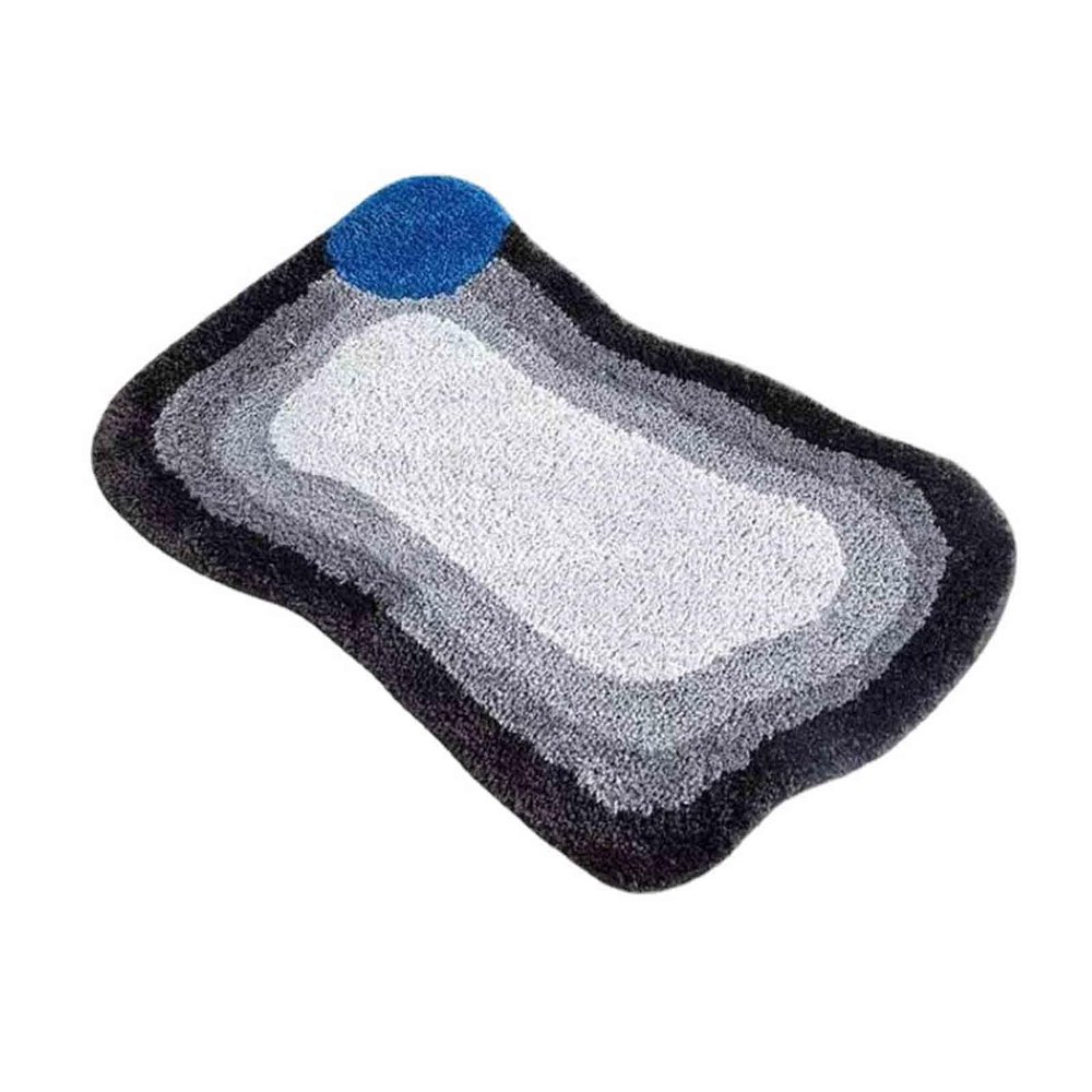 JUSHZ Bath Mat Bath Mats for Bathroom Mat Non Slip Washable Absorbent Bathmat Rug Wear-Resistant Plush Household (60x90cm,1)