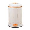 GRFIT Trash Cans Wastebasket Porcelain White Simple Trash Can Luxury Living Room Home Bedroom Bathroom Kitchen Pedal Trash Can Kitchen Bathroom Rubbish Bin view 1