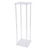 Vintoro Wedding Decoration,Elegant Crystal Acrylic Flower Stand,Modern Tall Vase,Tabletop Display Rack,Floral Backdrop Clear Column,Pillar Square Prop,for Bar Hotel Cafe and Living Room Decor view 1