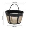 8-12 Cup Reusable Filter Basket With Mesh Bottom Fits MrCoffee Coffee Maker and Brewer - Permanent Filter Replacement for Mr Coffee Gold Basket-Style Filters 2-Pack view 3