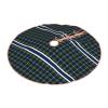 Christmas Tree Skirt 36" MacNeil of Barra Clan Tartan Linen Xmas Tree Skirt for Holiday Party Christmas Tree Mat Decorations Indoor Outdoor view 2