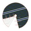 Christmas Tree Skirt 36" MacNeil of Barra Clan Tartan Linen Xmas Tree Skirt for Holiday Party Christmas Tree Mat Decorations Indoor Outdoor view 3