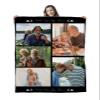 Custom Blanket with Picture, Best Grandpa Ever Personalized Photo Blanket for Grandpa From Son Daughter Grandchildren, Customized Throw Blankets Personalized Gifts for Birthday Thanksgiving Christmas view 1