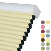 Persilux 100% Blackout Cordless Cellular Shades & Blinds Honeycomb Blinds Bottom up Thermal Insulated Window Shades for Home, Windows and Kitchen, Cream, 37" W x 38" H view 1