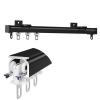 Aluminum Ceiling Curtain Track, Curtain Rail Ceiling Curtain Track For Bay Window Curtain Rail With Mute Rollers Ceiling Curtain Track Curtain Rail Shower Curtain Rail Ceiling Mount Room Divider ( Col view 1
