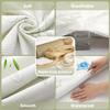 Twin Mattress Protector Waterproof Mattress Pad Washable Bamboo Rayon Mattress Cover Breathable Noiseless Bed Protector 5" - 21'' Elastic Fitted Deep Pocket view 3
