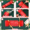 Xinnun 50 Packs Christmas Cracker Kit No Snap Xmas Party Table Favors Snowflake Reindeer DIY Christmas Party Cracker Candy Boxes for Holiday Dinner Decoration Gift (Warm Style) view 4