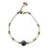 VIE Evil Eye Bracelet, Yellow Beads (White) view 1