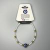 VIE Evil Eye Bracelet, Yellow Beads (White) view 2
