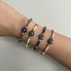 VIE Evil Eye Bracelet, Yellow Beads (White) view 4