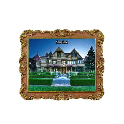 San Jose San Francisco California USA Refrigerator Magnet 3D Travel Souvenir Fridge Decoration Magnetic Sticker Craft Collection