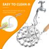 Lurrose Funnel Cake Maker: Rosette Iron - Pizzelle Iron Star Waffle Moulds view 4