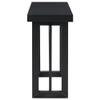 HZSSDTKJ Contemporary Console Table with Industrial-Inspired Concrete Wood Top, Versatile Buffet Sideboard, Extra Long Entryway Table for Entryway, Hallway, Living Room, Foyer, Corridor (Black-01) view 4