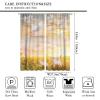 INSFBRB Funny Pigs Curtains for Living Room, Oil Painting Cute Rustic Farmhouse Country Flying Wings Pig Rod Pocket Thermal Insulated,Noise Reduction 2 Panels 63" L x 27.5" W view 2