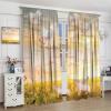 INSFBRB Funny Pigs Curtains for Living Room, Oil Painting Cute Rustic Farmhouse Country Flying Wings Pig Rod Pocket Thermal Insulated,Noise Reduction 2 Panels 63" L x 27.5" W view 4
