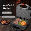 750W Panini Press, Sandwich Maker Nonstick Panini Sandwich Maker Double Sided Indoor Grill Sandwich Toaster for Cooking Baking(110V) view 3