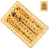 ARTIBETTER Chinese Style Taisui Amulet Card for Year Dragon Luck Card for Wealth and Success Lightweight Design for Wallet Purse view 1