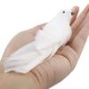 24Pcs White Dove Christmas Ornaments Artificial Simulation Foam Feather Birds Fake Doves Bird Feathered Doves Birds Clip on Tree Ornaments for DIY Crafts Wreaths Garland Christmas Wedding Party(#1) view 4
