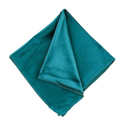50 pcs 20x20-Inch Teal Premium Velvet Napkins Wedding Party Home Events Dinner Catering Linens Decorations Supplies