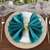 50 pcs 20x20-Inch Teal Premium Velvet Napkins Wedding Party Home Events Dinner Catering Linens Decorations Supplies view 2