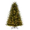 Vickerman 7.5' x 59" Georgian Fraser Fir Artificial Pre-Lit Christmas Tree with Folding Metal Tree Stand view 1