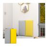 LXBAMKEA Kid's Anti-Collision Wall Stickers, Thicken Soft Bag Self-Adhesive 3D Wall Panels, Children's Room Nursery Bedroom Living Room Decor Wall Cushion, Bedside Protection Wall Mat (Color : Yellow view 1