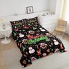 Christmas Decorations Comforter Set Christmas Tree Reindeer Bedding Snowman Winter Theme Bedding Comforter Sets, Merry Christmas Comforter Christmas Ornaments Duvet Set for Kids Toddler, King view 3