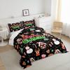Christmas Decorations Comforter Set Christmas Tree Reindeer Bedding Snowman Winter Theme Bedding Comforter Sets, Merry Christmas Comforter Christmas Ornaments Duvet Set for Kids Toddler, King view 4