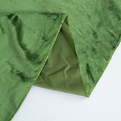 20 pcs 20x20-Inch Olive Green Premium Velvet Napkins - Wedding Party Home Events Dinner Catering Linens Decorations Supplies