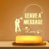 Premium Classic Retro Style Wedding MessageBook Audio Phone with Free LED Sign,European Old Fashioned Luxry Antique Audio Guestbook Desk Decoration Telephone for Birthday Parties (Red) view 2