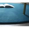 UEAUY Round Rug Solid Thick Non Slip Carpet Soft Plush Fluffy Area Rug for Living Room Bedroom Kids Nursery Room Pink 2 Feet view 4