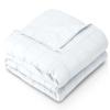 Bare Home Weighted Blanket Queen Size 22lb (60" x 80") for Adults - All-Natural 100% Cotton - Premium Heavy Blanket Nontoxic Glass Beads (White, 60"x80") view 1