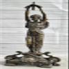 Exquisite Handmade Bronze Sculpture of an Ancient Greek Priestess with Vessel Artwork Decorative Lost Wax Method by Think Bronze view 2