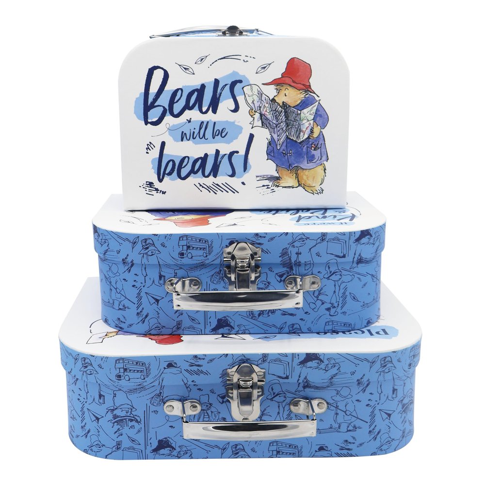 Robert Frederick Children's Triple Carry Case Set, Multicoloured, 3