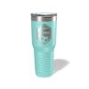 Alterd Industries Coach Gift - Soccer Coach | insulated tumbler with lid | travel coffee mug | Girls Soccer | gifts for coaches (Wine Tumbler) (Hexagon Soccer, Mint, 30oz Tumbler) view 1