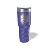 Alterd Industries Coach Gift - Soccer Coach | insulated tumbler with lid | travel coffee mug | Girls Soccer | gifts for coaches (Wine Tumbler) (Hexagon Soccer, Purple, 30oz Tumbler) view 1