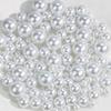 Cusmation 150Pcs White Polished No Hole Faux Pearl Beads for Vase Filling Decorations, Plastic Pearls Vase Fillers, Table Scatters, Wedding Centerpiece, Home Decor, 8/14/20 mm view 1