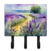 Caroline's Treasures Lavender Decorative Ceramic Triple Wall Hook view 1